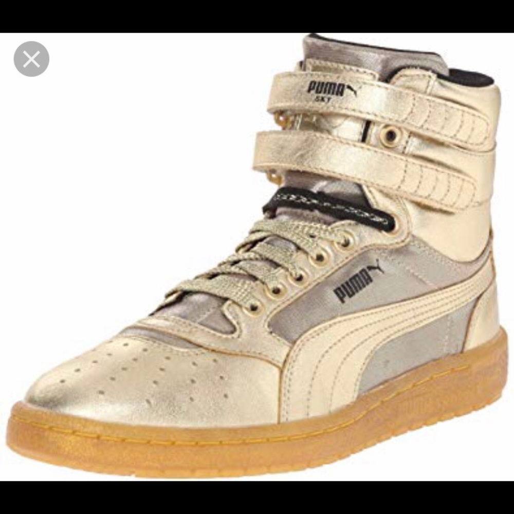 PUMA Women’s Sky II Gold Hightops